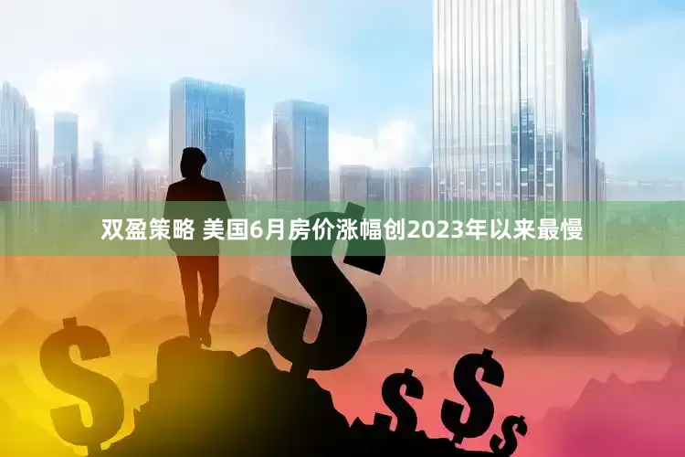 双盈策略 美国6月房价涨幅创2023年以来最慢